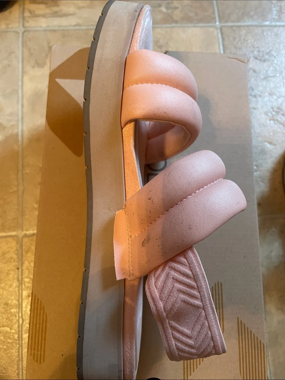 UGG Blush Padded Double-Strap Slide Sandals